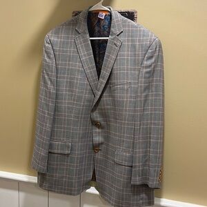 Tallia Men’s Blazer 48R 52%Silk 48% Wool